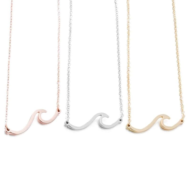 collier vague 1 Wave Necklace